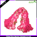 16FZSK11 100% silk scarf wholesale China chiffon custom desgin women